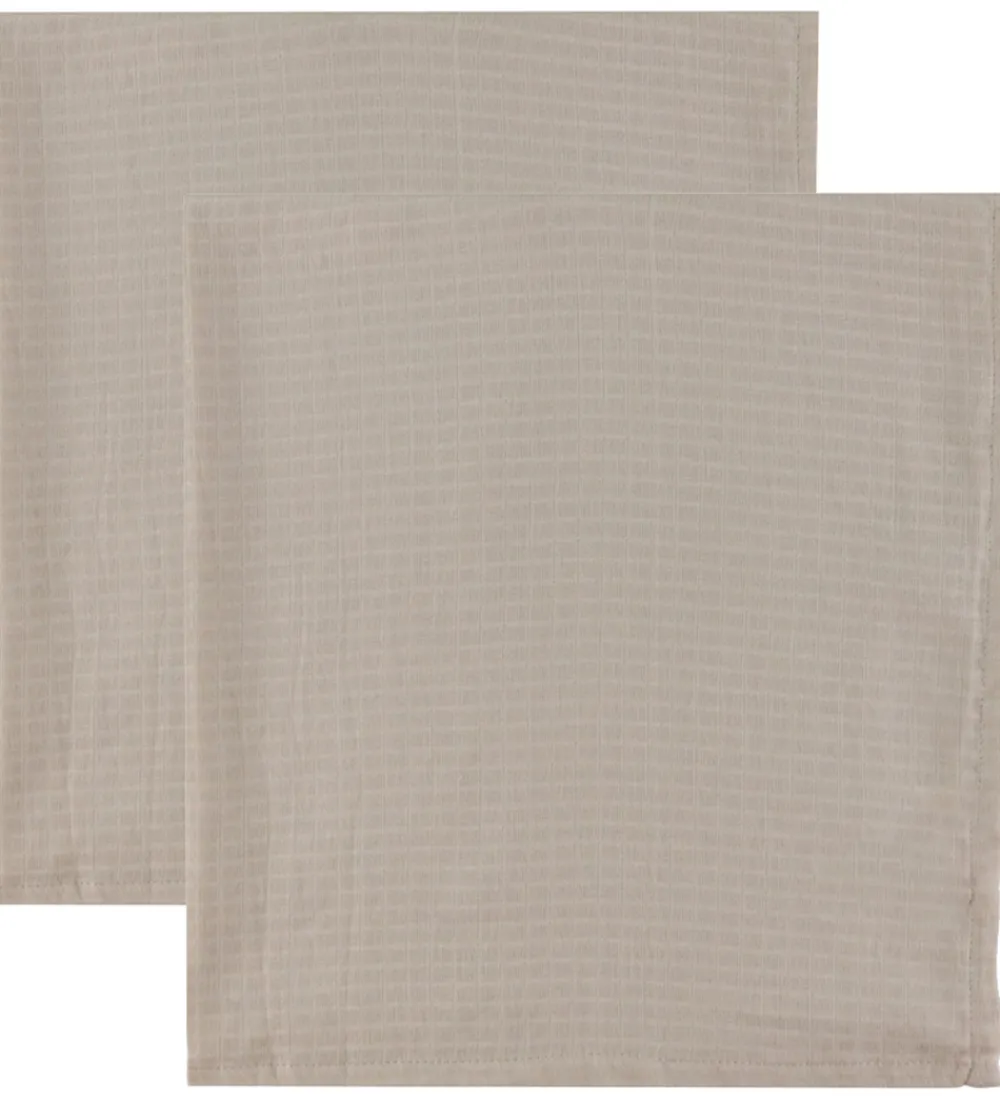 Stofbleer|Pusletid-Müsli Stofbleer - 2-pak - 75x75 - Cashmere