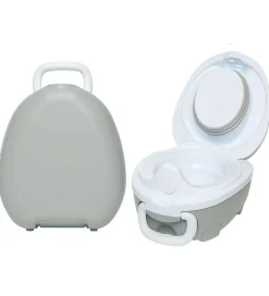 Potter Og Toilethjælp-My Carry Potty Bærbar Potte - Pastelgrå