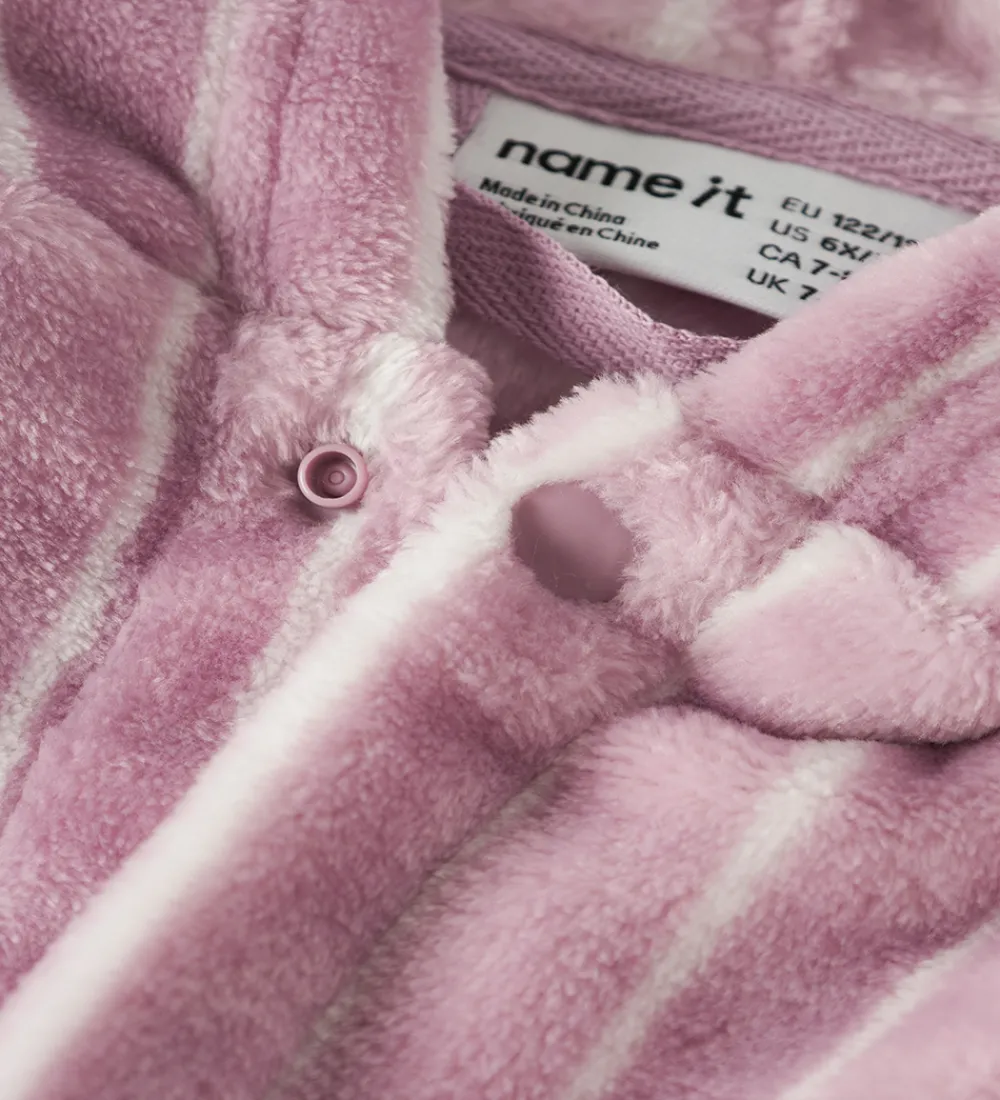 Badekåber-Name It Badekåbe - Velour - NkfRose - Keepsake Lilac