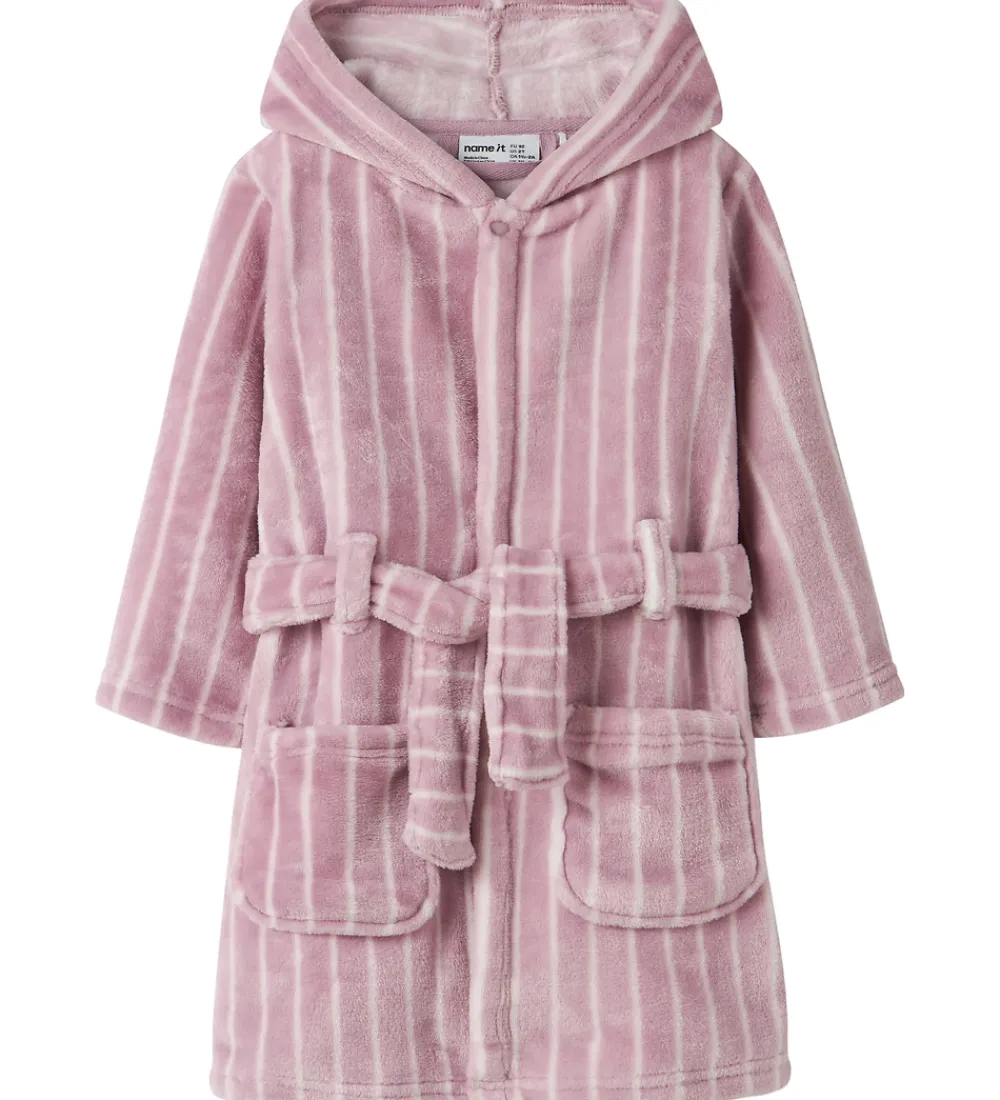 Name It Badekåber*Badekåbe - Velour - NmfRose - Keepsake Lilac
