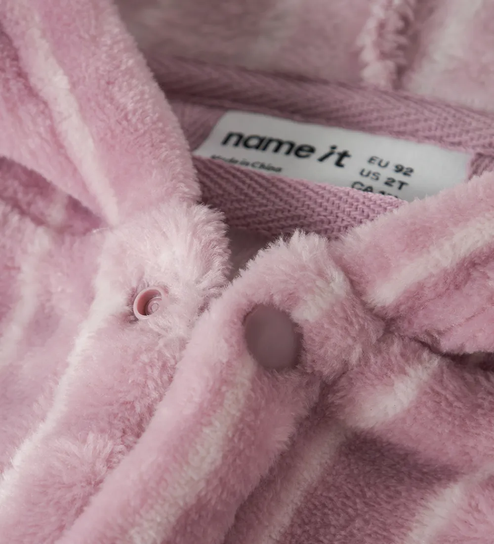 Name It Badekåber*Badekåbe - Velour - NmfRose - Keepsake Lilac