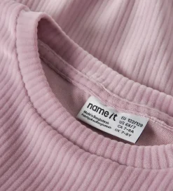 Name It Juletøj*Bluse - Fløjlsvelour - NkfVeloa - Keepsake Lilac