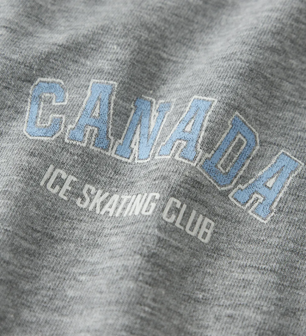Bluser-Name It Bluse - NkfVix - Grey Melange/Canada