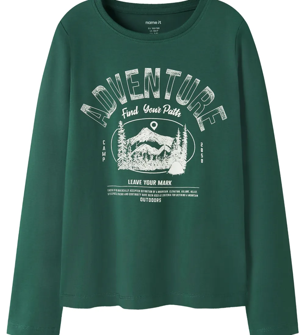 Bluser-Name It Bluse - NkmVux - Bistro Green/Adventure