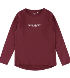 Name It Juletøj*Bluse - NmfVix - Burgundy/Out And About
