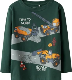 Name It Bluser*Bluse - NmmOfek - Bistro Green