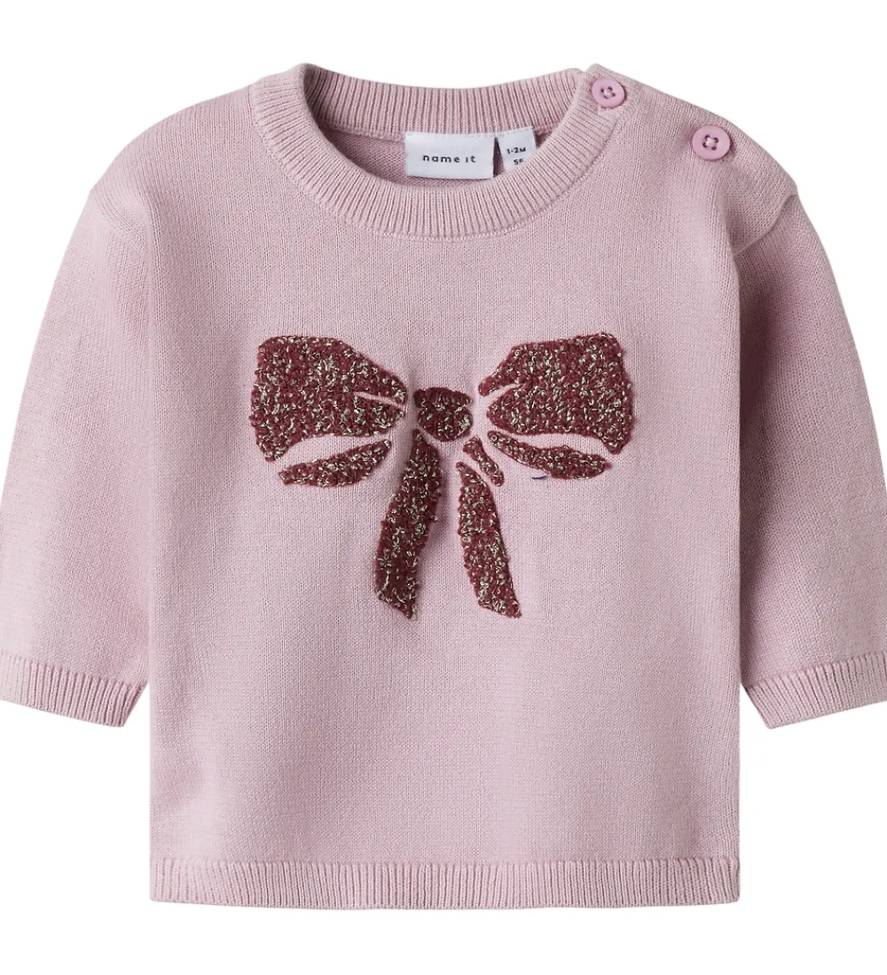 Name It Juletøj*Bluse - Strik - NbfRebow - Keepsake Lilac
