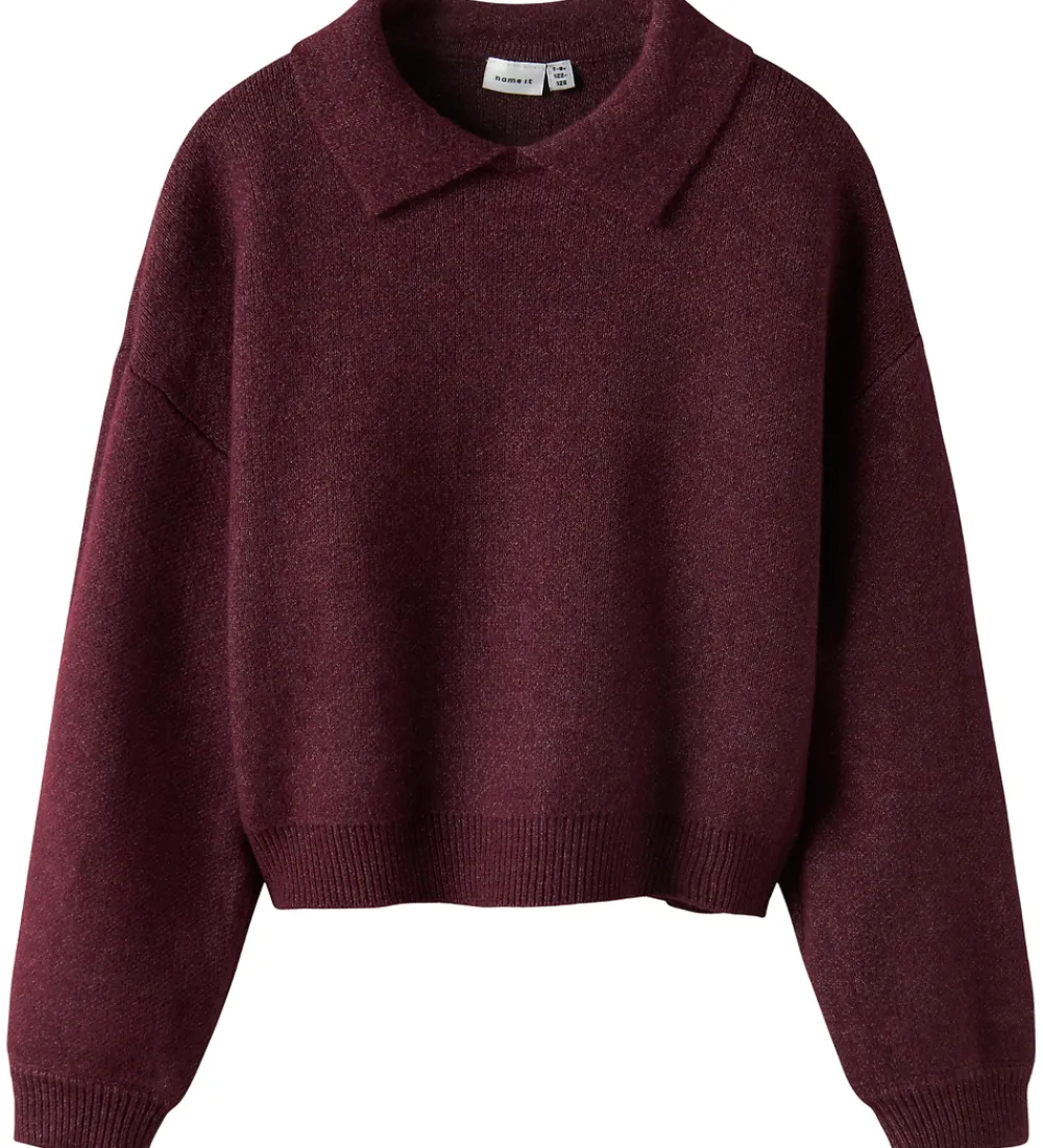 Name It Bluser*Bluse - Strik - NkfSonia - Burgundy