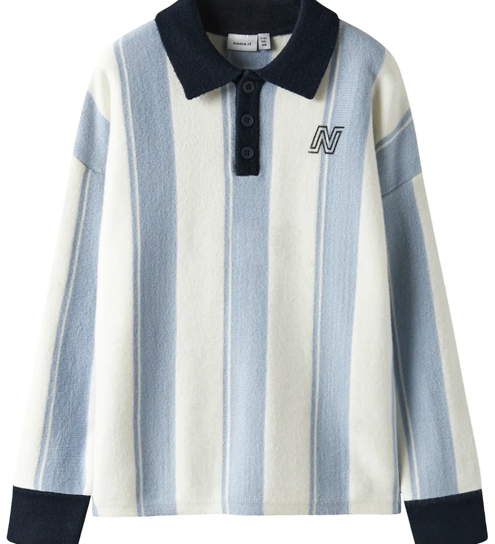 Name It Bluser*Bluse - Strik - Viskoseblanding - NkmSima - Kentucky Blu
