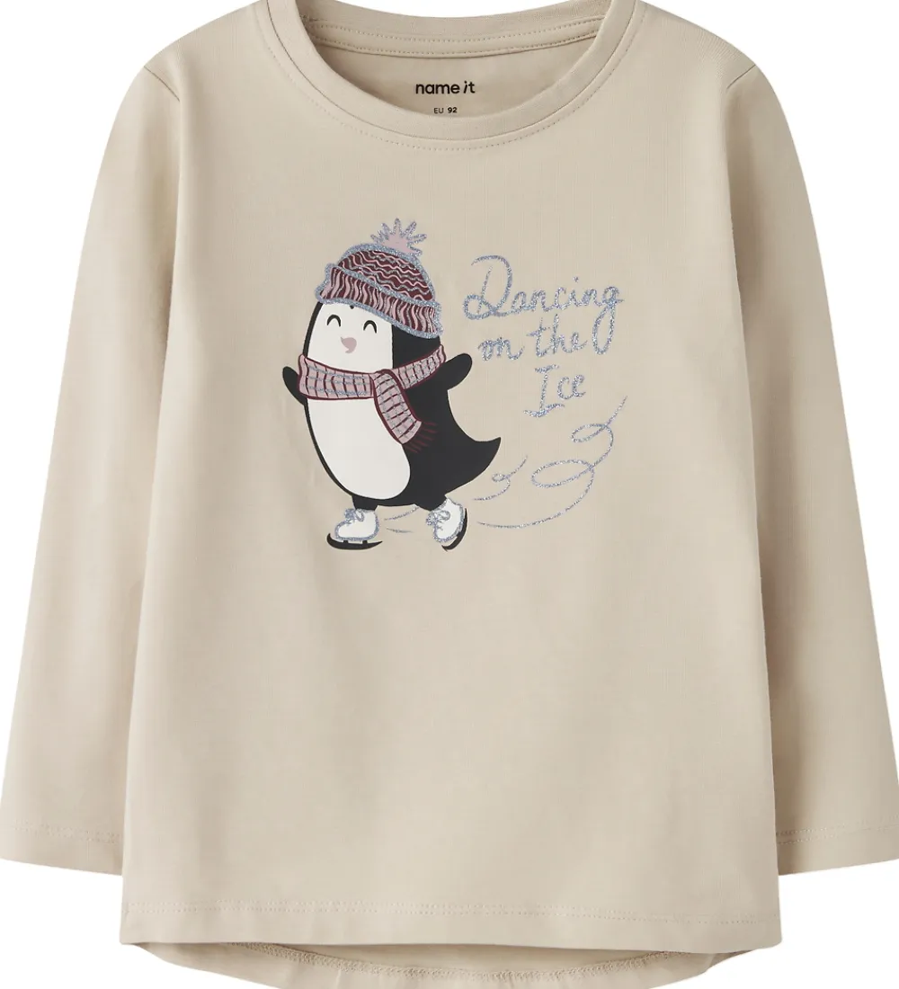Bluser-Name It Bluser - 2-Pak - NmfVix - Cloud Dancer/Cement Penguin
