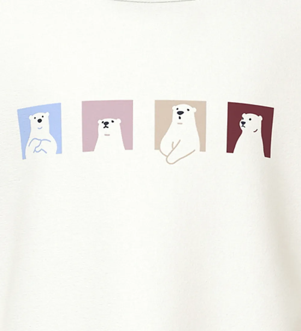Bluser-Name It Bluser - 2-Pak - NmfVix - Cloud Dancer/Cement Penguin