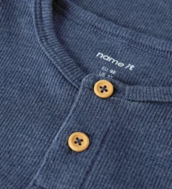 Name It Bluser|Drengetøj*Bluser - Rib - NbmKab - Vintage Indigo/Melange
