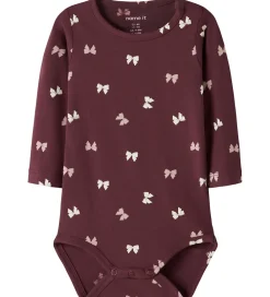 Bodyer-Name It Body l/æ - NbfVandora - Burgundy/Bow