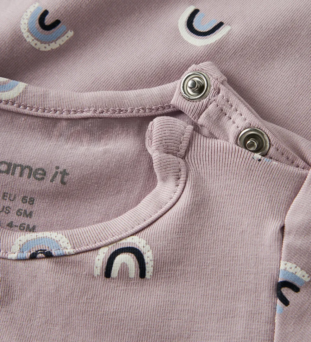 Name It Bodyer*Body l/æ - NbfVandora - Keepsake Lilac/Rainbow