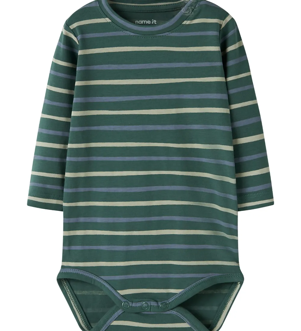 Bodyer-Name It Body l/æ - NbmVroels - Bistro Green/Stripes