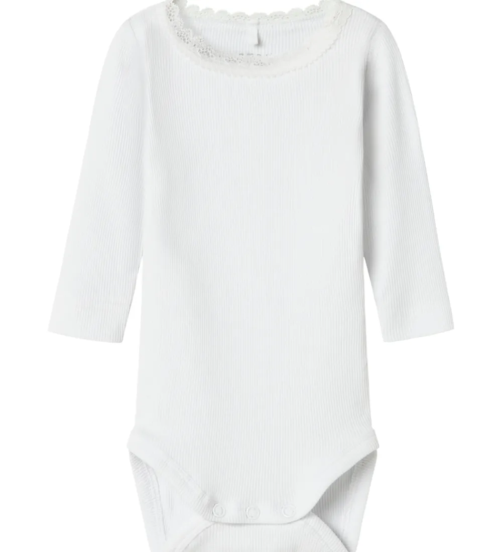 Bodyer-Name It Body l/æ - Noos - Rib - NbfKab - Bright White