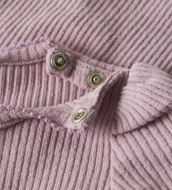 Name It Juletøj|Bodyer*Body l/æ - Rib - NbfRosally - Keepsake Lilac m. Glimmer