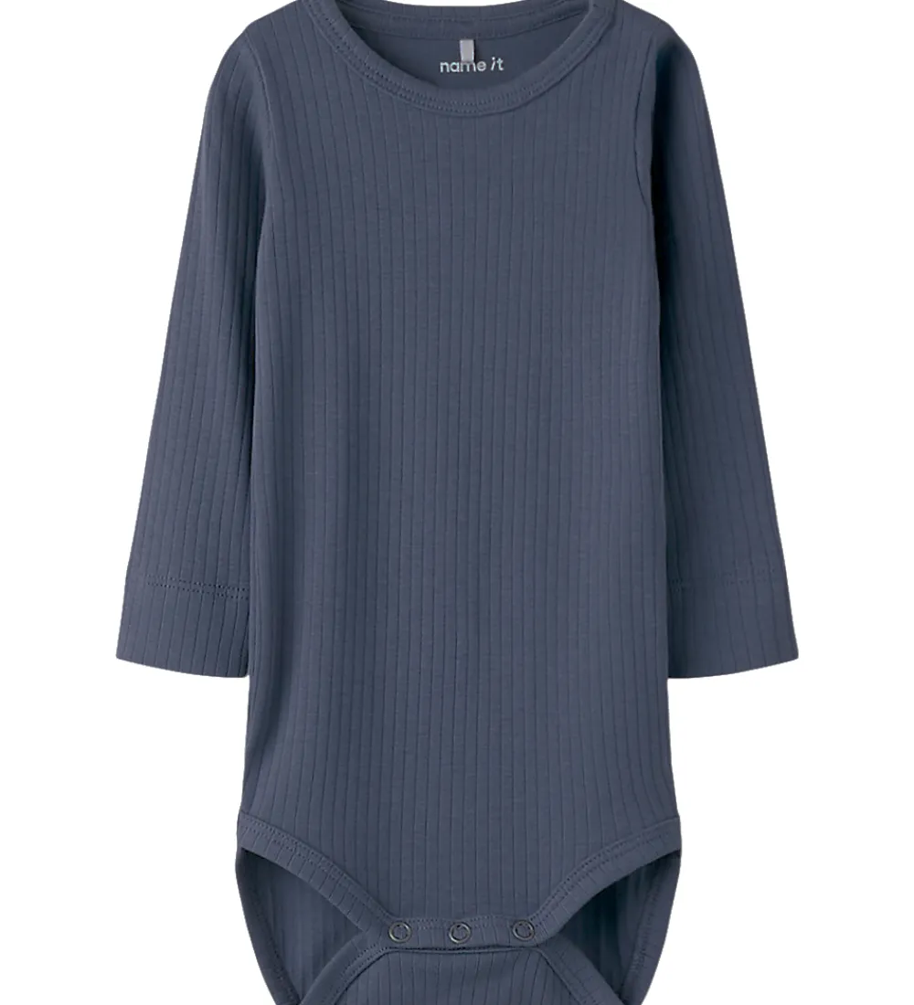 Bodyer-Name It Body l/æ - Rib - NbmReyo - Vintage Indigo
