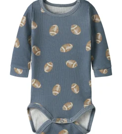 Name It Bodyer|Drengetøj*Body l/æ - Rib - NbmSolution - Flint Stone