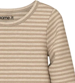 Juletøj|Bodyer-Name It Body l/æ - Rib - Viskose - NbfSister - Cloud Dancer