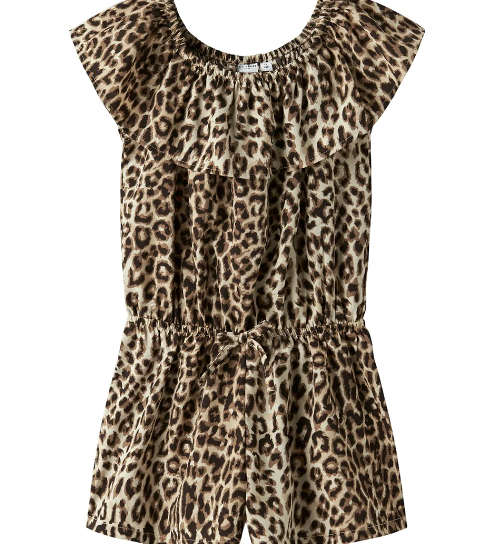 Name It Buksedragter*Buksedragt - NkfVinaya - Noos - Black/Leopard AOP
