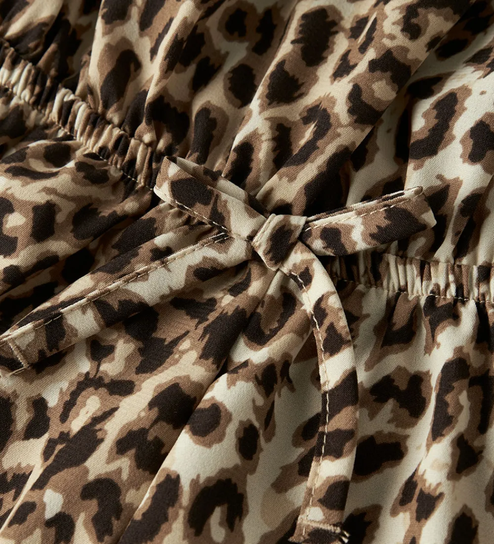 Name It Buksedragter*Buksedragt - NkfVinaya - Noos - Black/Leopard AOP