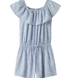 Name It Sommerdragter|Buksedragter*Buksedragt - NkfVianya - Serenity/White Flower