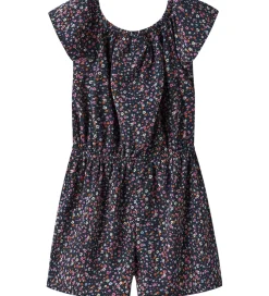 Name It Buksedragter*Buksedragt - NmfVinaya - Navy Blazer/Color Flower