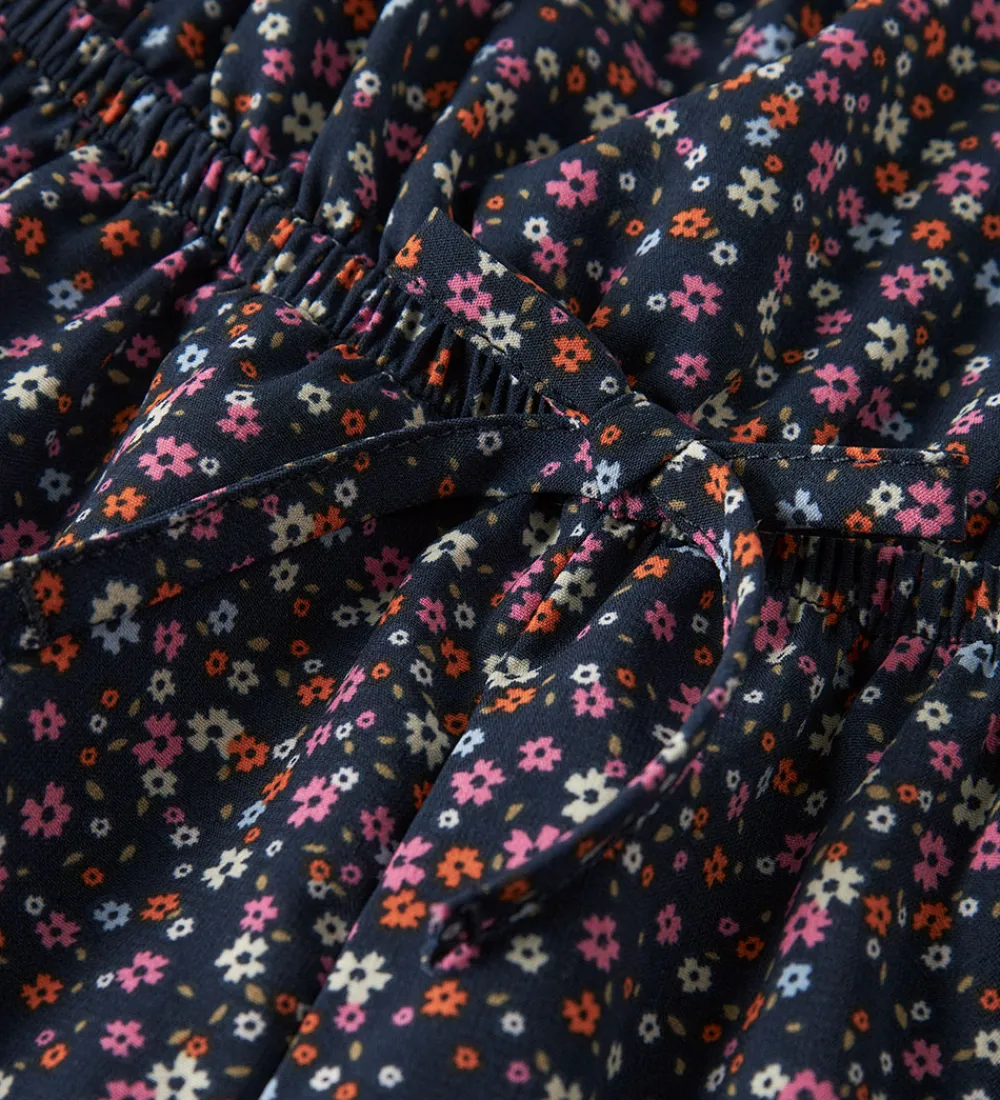 Name It Buksedragter*Buksedragt - NmfVinaya - Navy Blazer/Color Flower