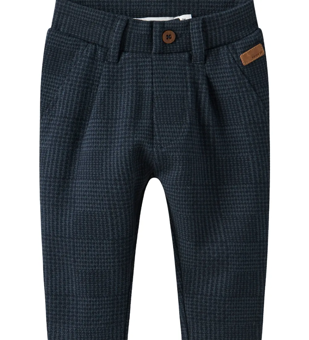 Name It Juletøj|Bukser Og Jeans*Bukser - NbmRobino - Navy Blazer/Check