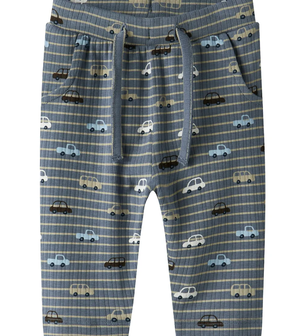 Bukser Og Jeans-Name It Bukser - Rib - NbmRonald - Flint Stone