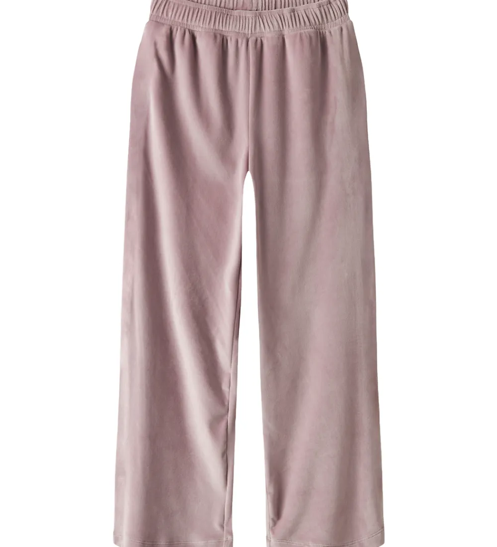 Bukser Og Jeans-Name It Bukser - Velour - NkfSelour - Keepsake Lilac