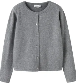 Striktrøjer-Name It Cardigan - Noos - Strik - NkfSaluna - Gråmeleret