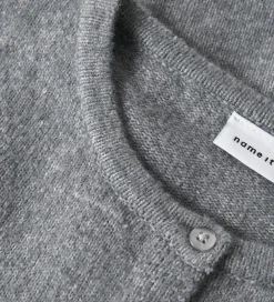 Striktrøjer-Name It Cardigan - Noos - Strik - NkfSaluna - Gråmeleret