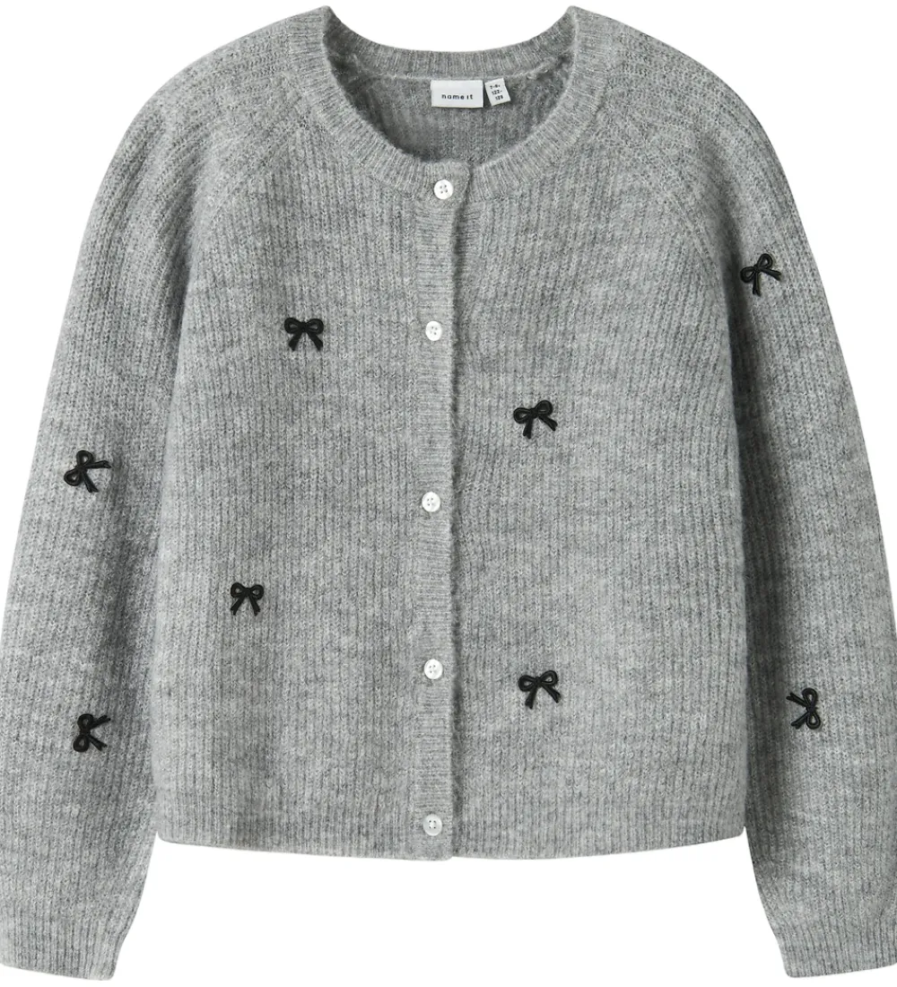 Name It Cardigans*Cardigan - Strik - NkfRifey - Grey Melange