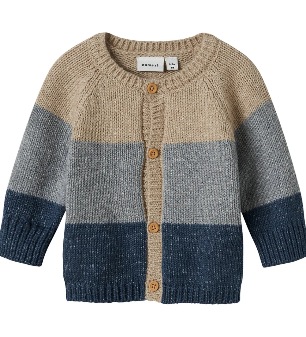 Striktrøjer-Name It Cardigan - Strik - NbmNoller - Insignia Blue
