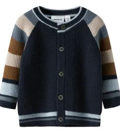 Name It Cardigans*Cardigan - Strik - Viskoseblanding - NbmSand - Navy Blaz