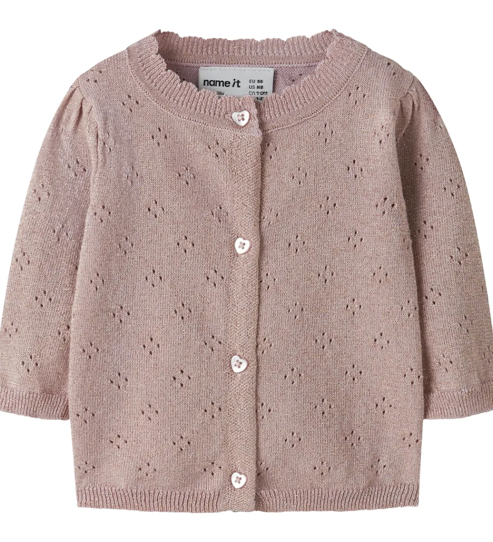 Name It Cardigans*Cardigan - Strik - NbfRolia - Keepsake Lilac