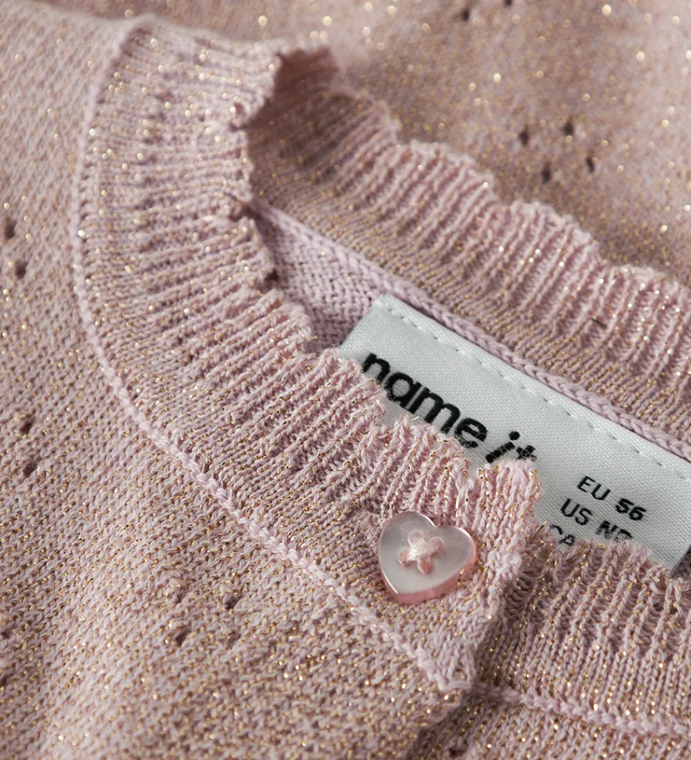 Name It Cardigans*Cardigan - Strik - NbfRolia - Keepsake Lilac