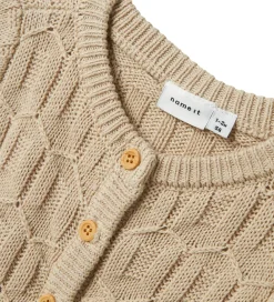 Striktrøjer-Name It Cardigan - Strik - NbnLomma - Peyote