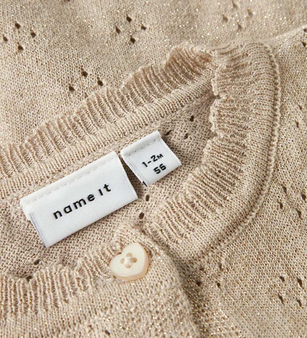 Name It Cardigans*Cardigan - Strik - NbfRolia - Cement
