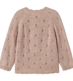 Striktrøjer-Name It Cardigan - Uld - Strik - NmfWrilla - Shadow Gray