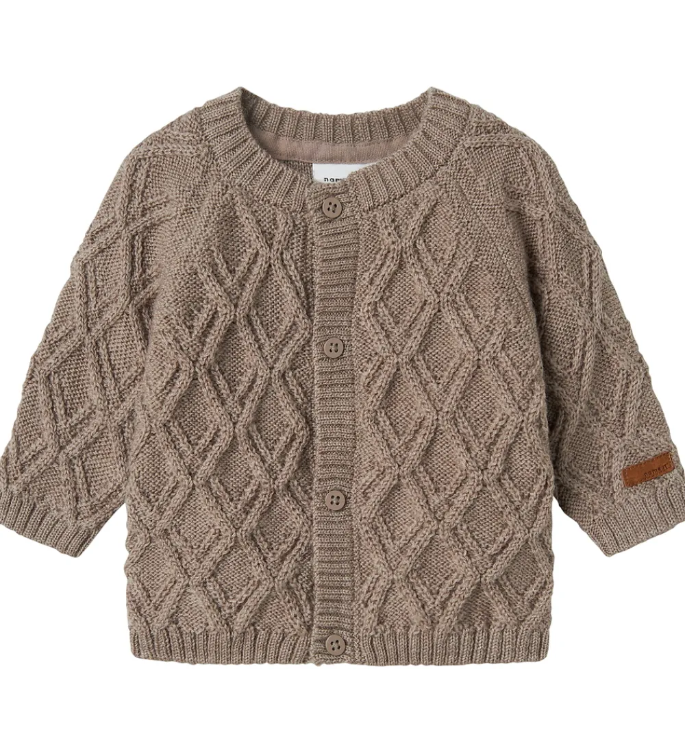 Striktrøjer-Name It Cardigan - Uld - Strik - NbnWruni - Satellite