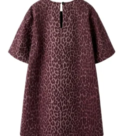 Name It Kjoler*Denimkjole - NkfLeo - Burgundy/Leo
