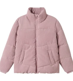 Dunjakker Og Dynejakker-Name It Dynejakke - Fløjl - NkfMelina - Mauve Shadows