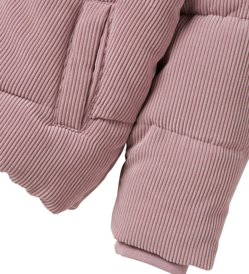 Dunjakker Og Dynejakker-Name It Dynejakke - Fløjl - NkfMelina - Mauve Shadows