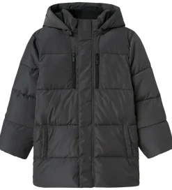 Overgangsjakker|Dunjakker Og Dynejakker-Name It Dynejakke - Noos - NkmMedow03 - Grey Pinstripe