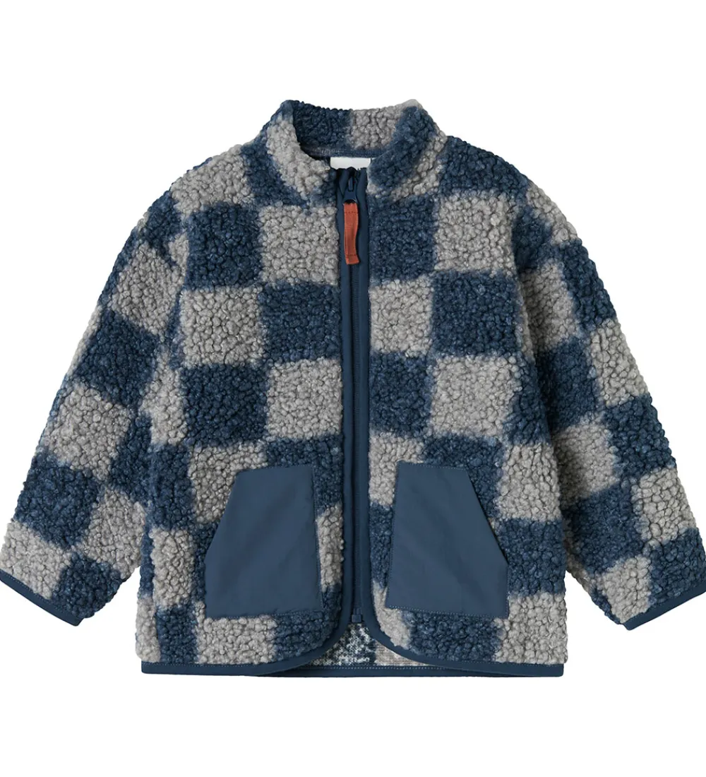 Name It Fleece*Fleccejakke - Teddy - NmmOrlando - Insignia Blue