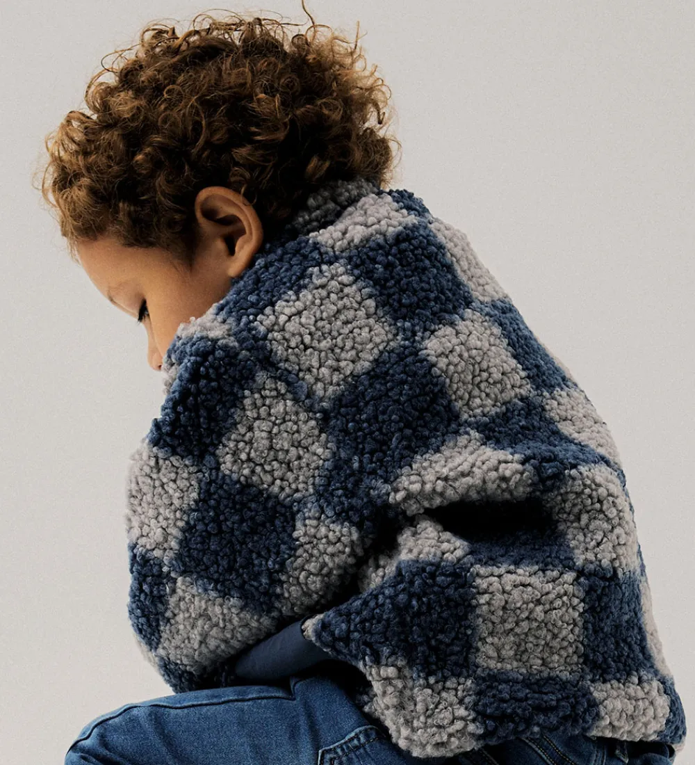 Name It Fleece*Fleccejakke - Teddy - NmmOrlando - Insignia Blue