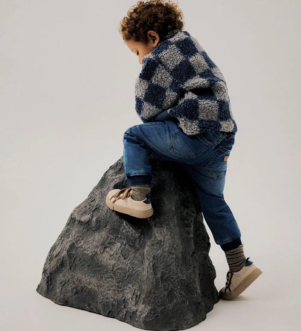Name It Fleece*Fleccejakke - Teddy - NmmOrlando - Insignia Blue